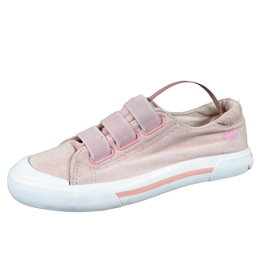 Rocket Dog Jamaica Women Casual Sneaker Size 6 Daily Wear Pink Fabric Straps